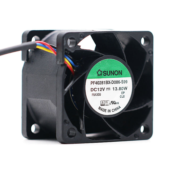1pcs SUNON PF40281BX-D086-S99 12V 1.15A 13.8W 4028 4CM 4-pin server PWM fan
