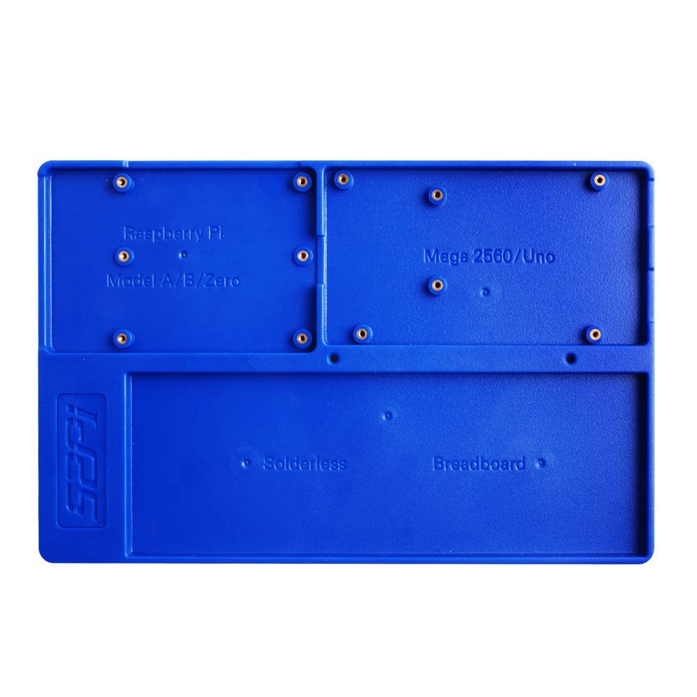 Blue ABS Breadboard Holder 5 in 1 Base Plate Case For Raspberry Pi Arduino