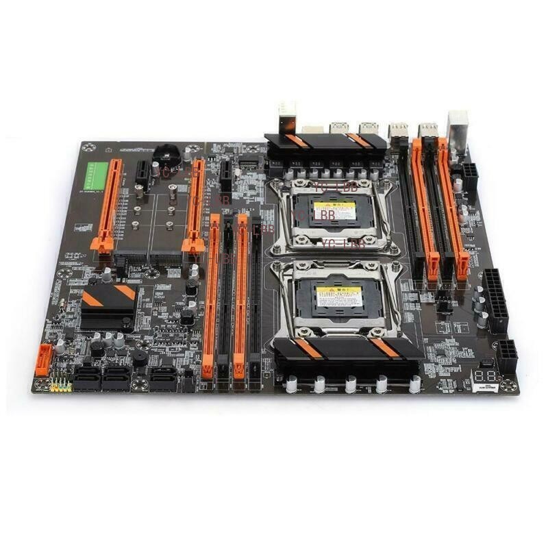 X99 Dual Socket Server Motherboard Mainboard FCLGA2011-3 For Intel E5-2680 V4