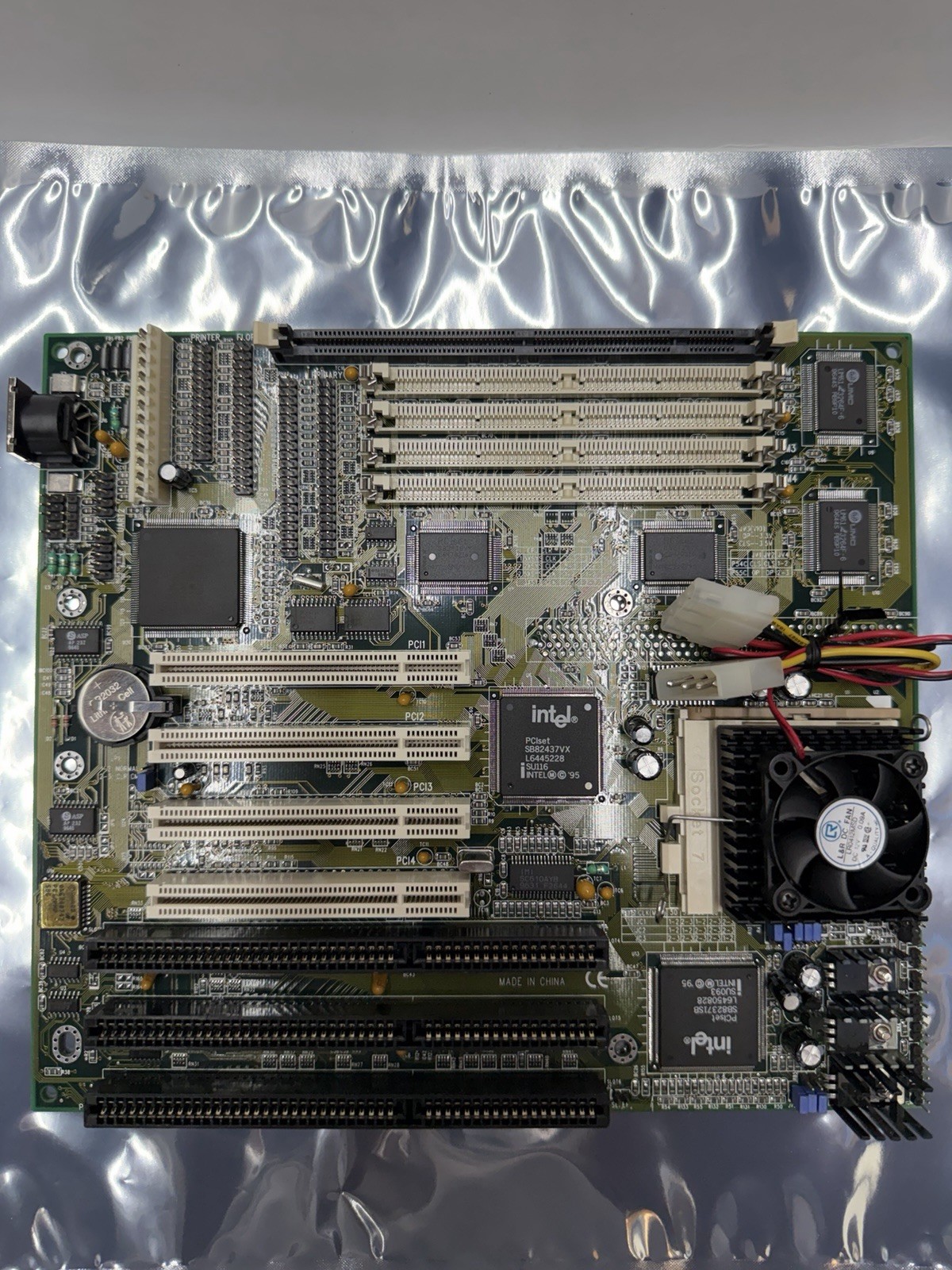 QDI P5I430VX-250DM Explorer II V2.0 w/P133 CPU – Cleaned & TESTED