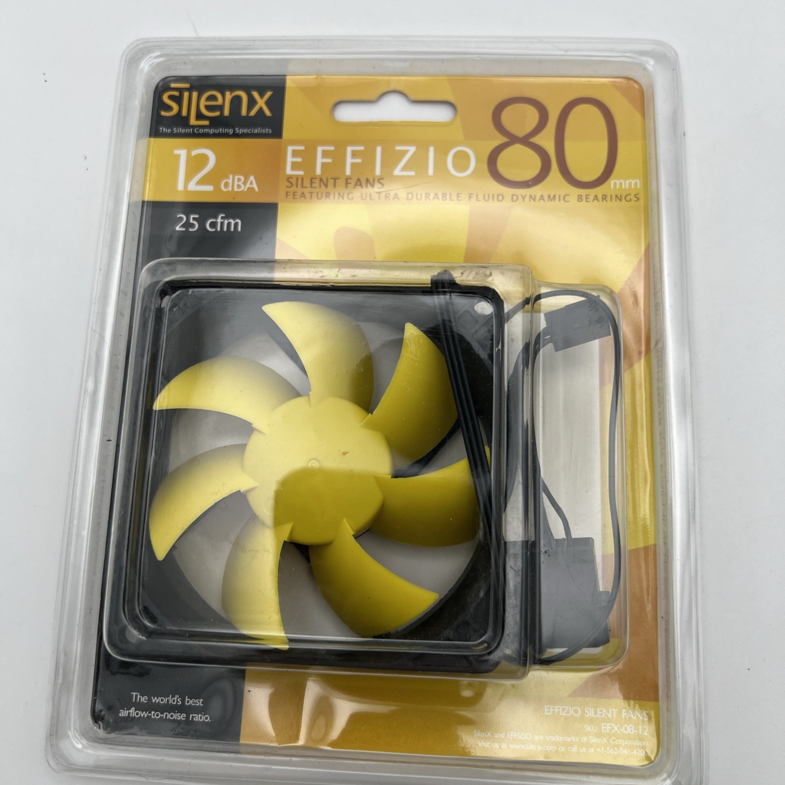 SilenX EFX-08-12 80 mm. 12DBA Fluid Dynamic Bearing Fan