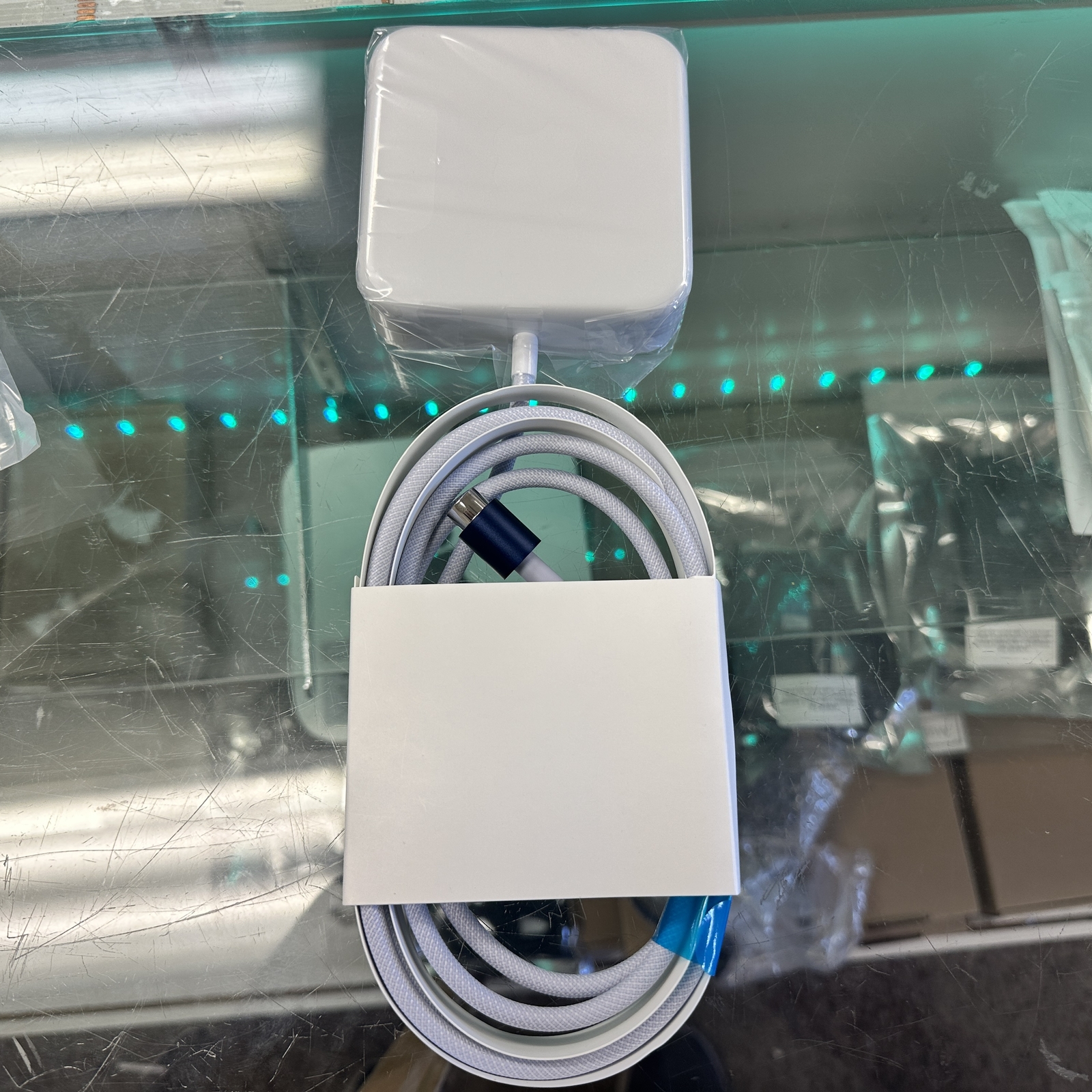 Genuine Apple iMac 24″ M1 Power Adapter Purple A2290 – New with Wall Cable