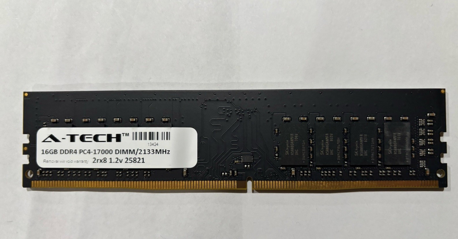 A-Tech 16GB DDR4 2133 MHz None ECC UDIMM PC4-17000 (PC4-2133P) 2Rx8