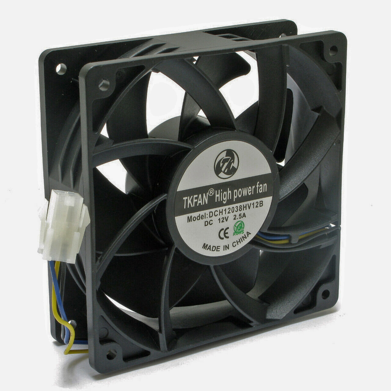 10-pack 285 CFM ULTRA HIGH SPEED SERVER MINER FANS 12V 2.5A 120x38mm 3-Pin PWM