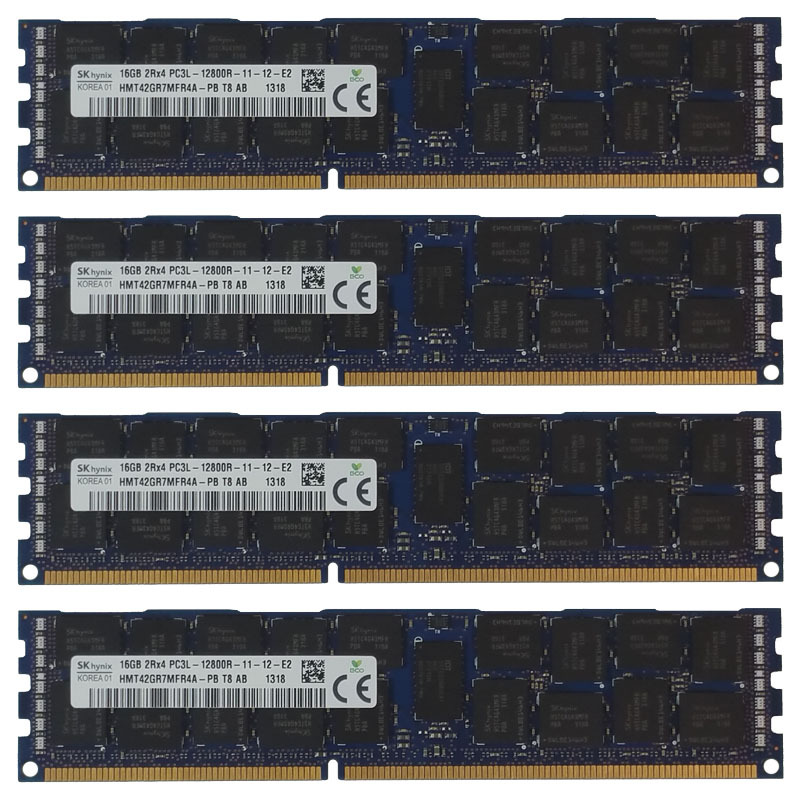 64GB Kit 4x 16GB HP Proliant DL360P DL380E DL380P DL385P DL560 G8 Memory Ram