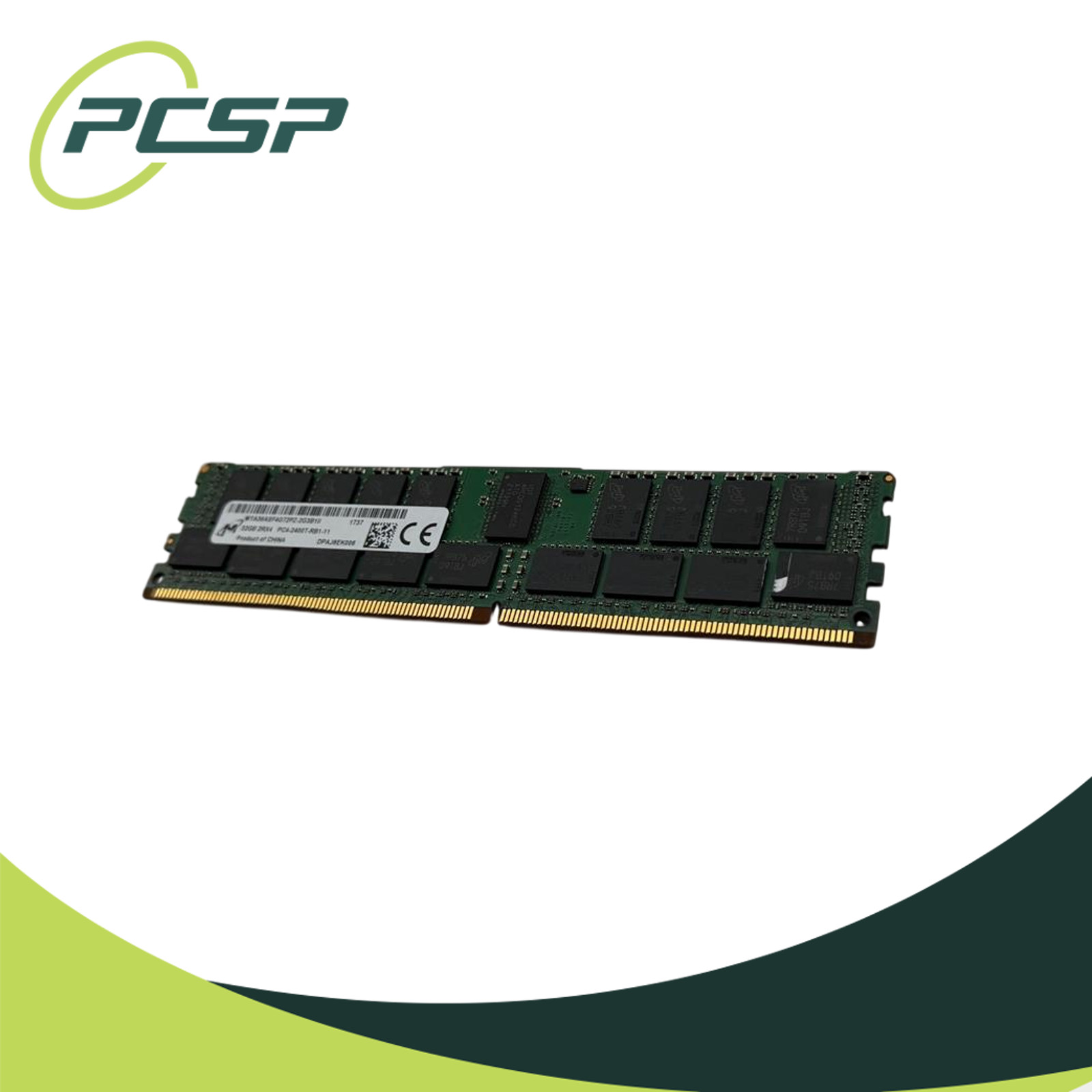 128GB RAM Kit Micron 32GB PC4-2400T-R 2Rx4 DDR4 ECC REG MTA36ASF4G72PZ-2G3B1IK