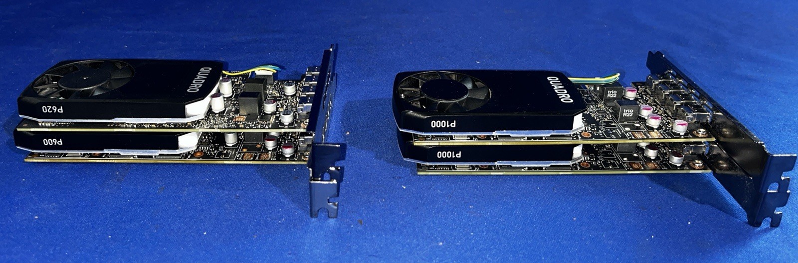 Nvidia Quadro Mix Graphics Card 4x MiniDP P1000 P620 P600 – Tested/Good Lot of 4