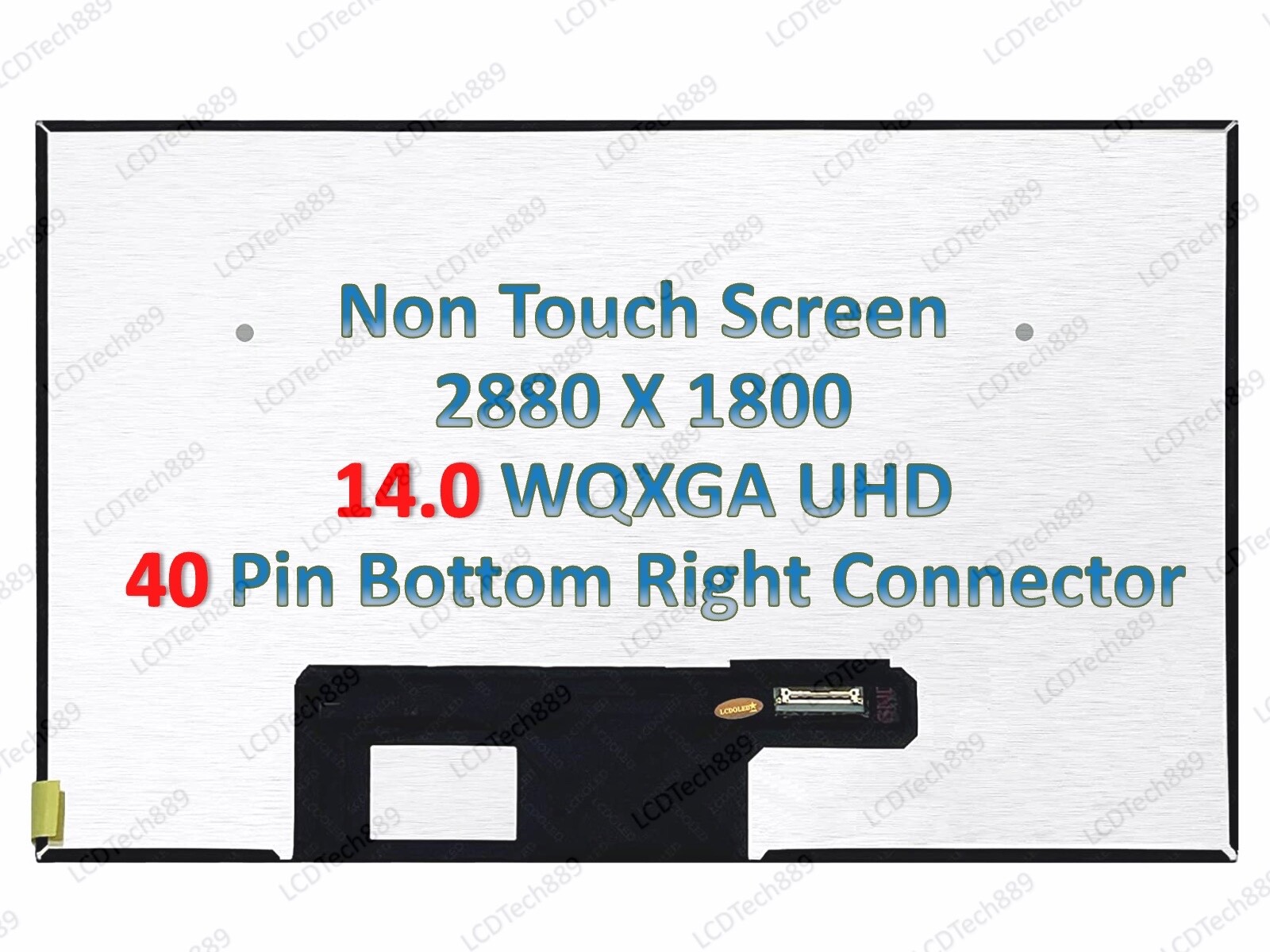 14″ WLED LCD Screen IPS Panel Display Replacement For Lenovo SD11F52242 QHD