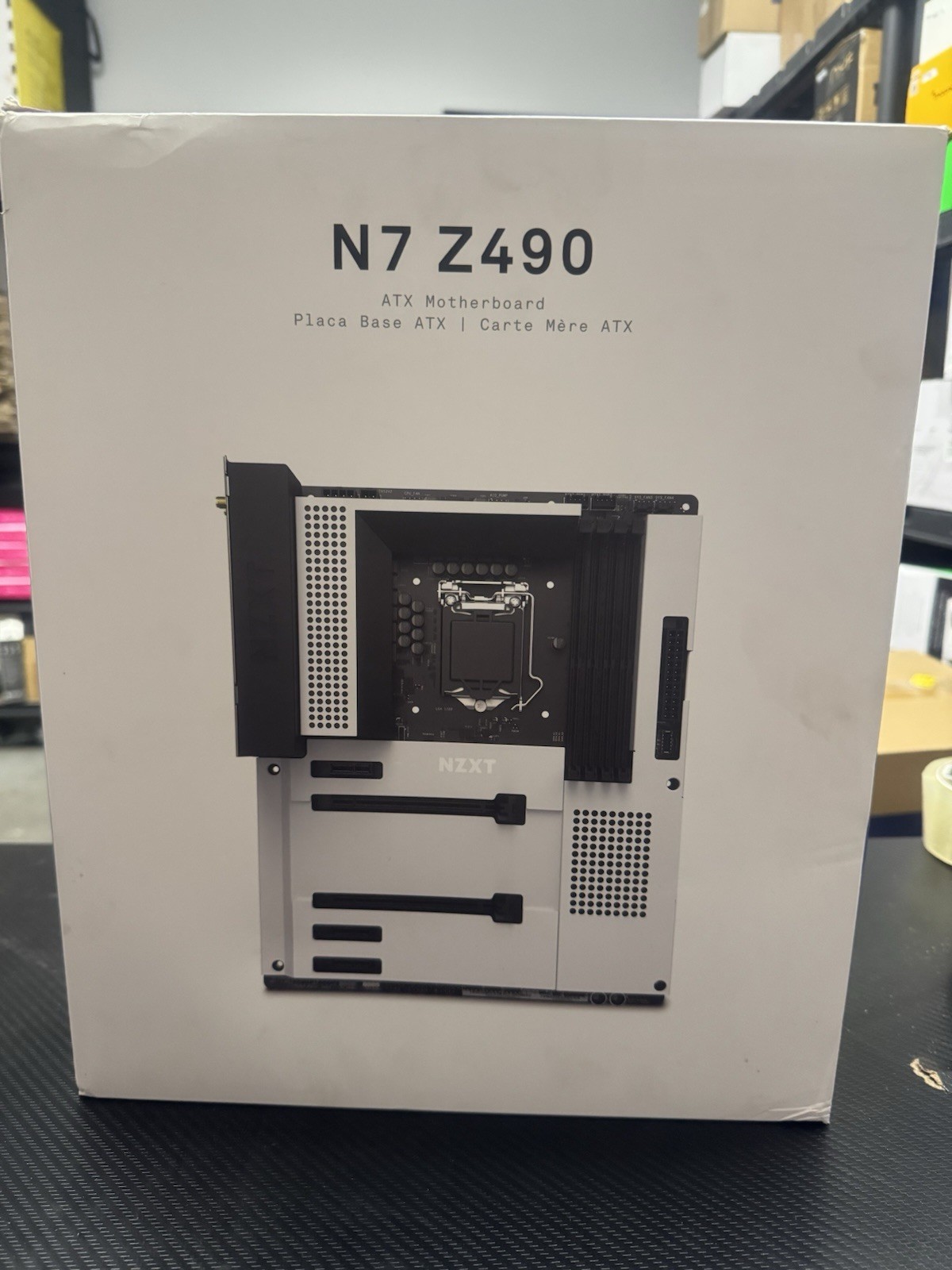 NZXT N7 Z490 White Motherboard ATX [With Z490 Chipset] N7-Z49XT-W1 MB5144 #L5
