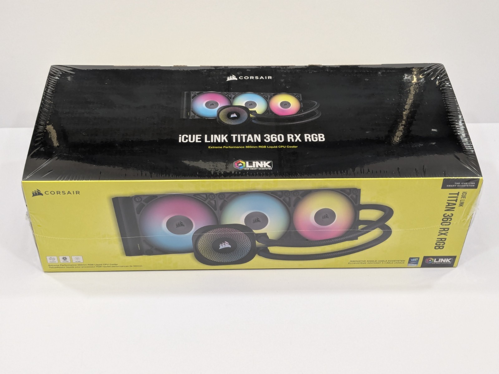 CORSAIR iCue Link Titan 360 RX RGB Liquid CPU Cooler – NIB Factory Sealed