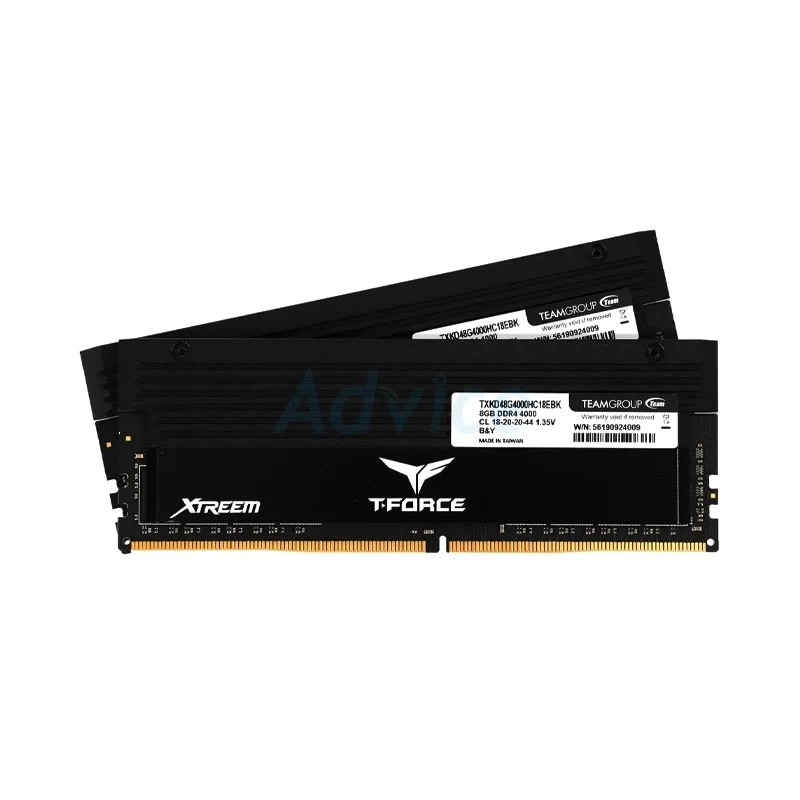 TEAMGROUP T-Force Xcalibur RGB 8GB 1x8GB) DDR4 RAM 4000MHz (TF5D48G4000HC18EBK