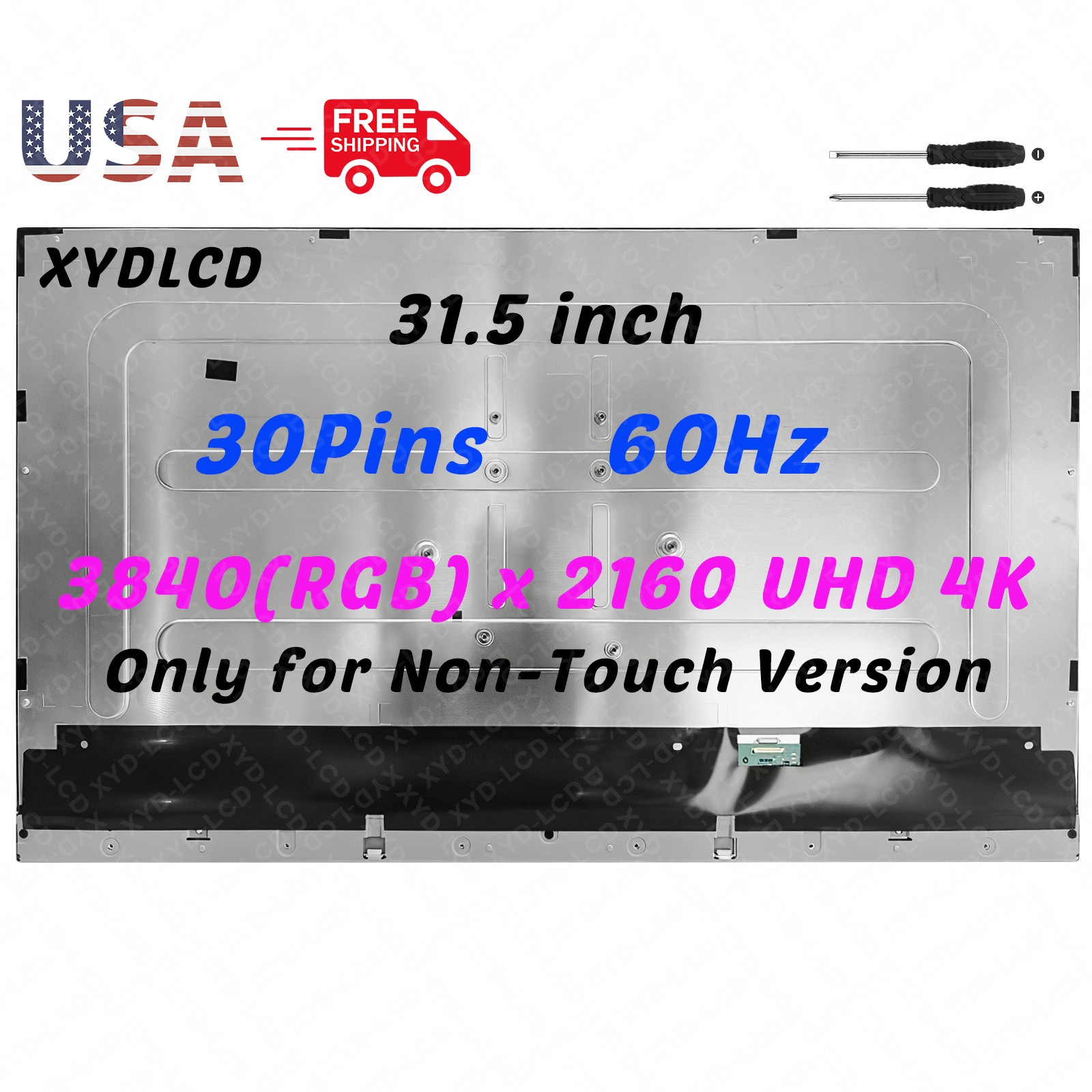 32″ P08182-004 for HP OmniStudio X AIO 32-C LCD Non-Touch Screen Replacement 4K