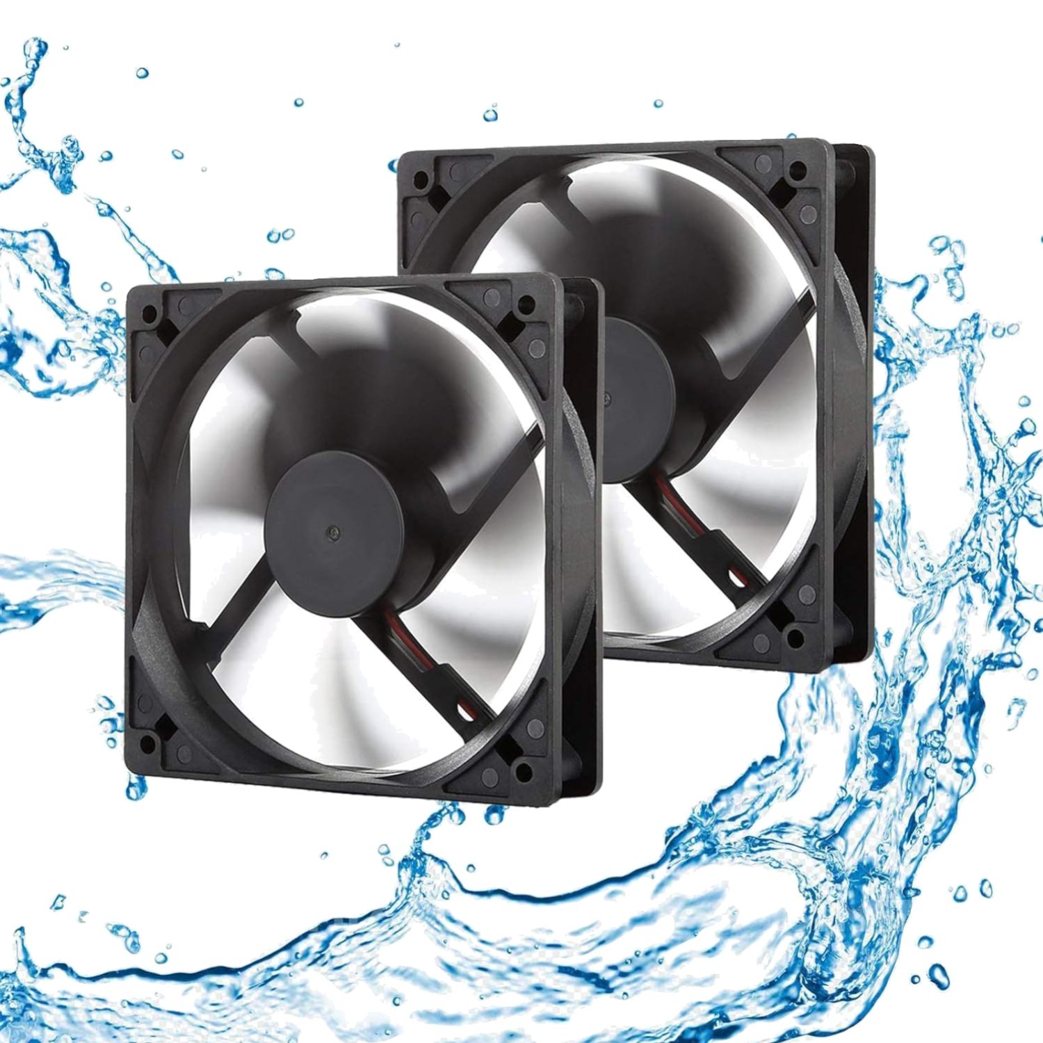 120mm 12V 2Wire 3Pin DC Fan 3000RPM High-Speed Moisture-Proof Cooling & Exhau…
