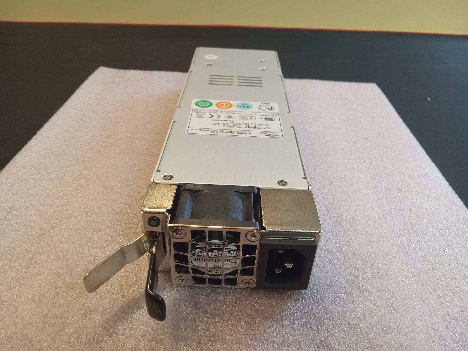 ZIPPY EMACS 100-240V 60.50 HZ 350W REDUNDANT POWER SUPPLY GIN-6350P