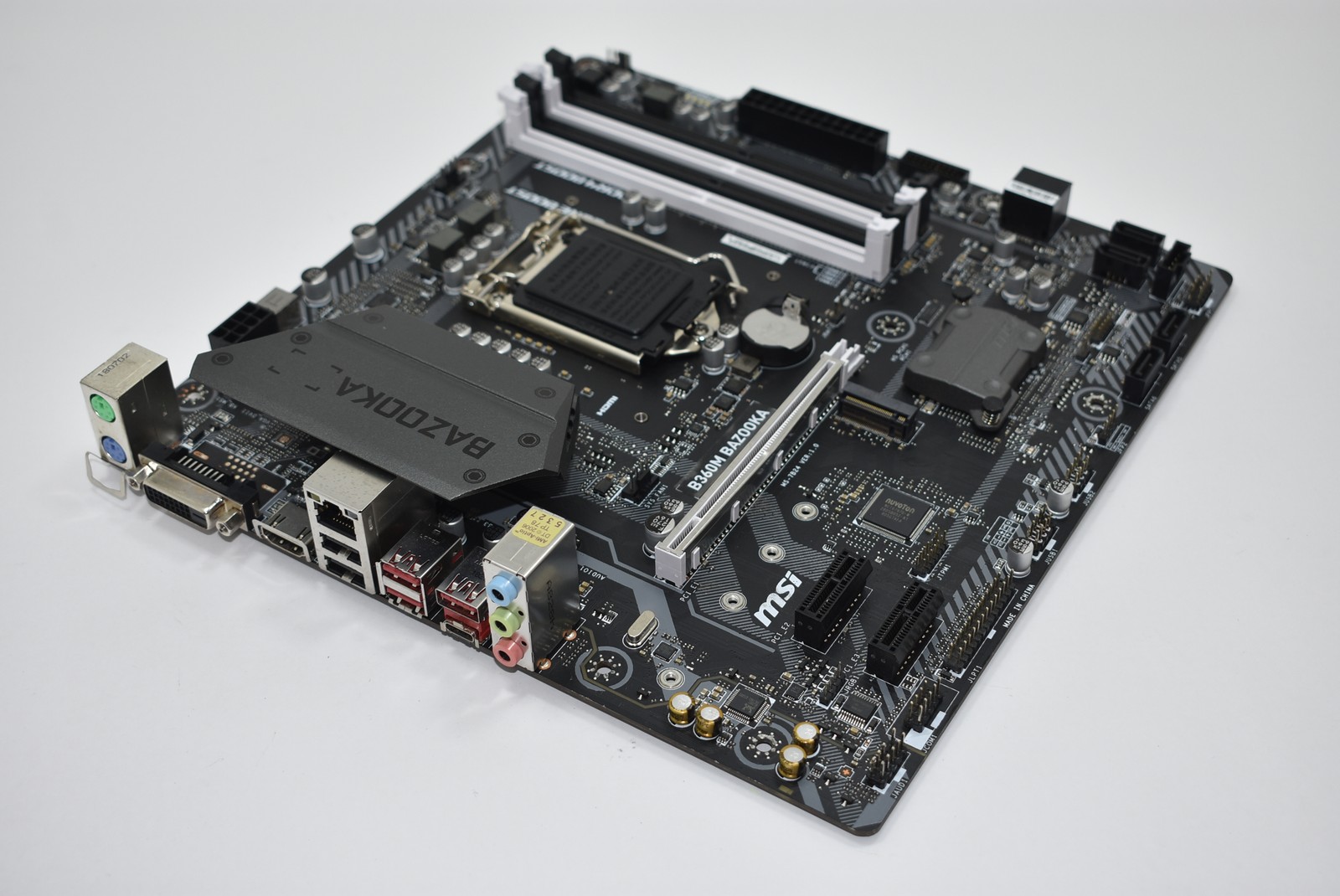 B360MBAZOOKA iBUYPOWER BAZOOKA LGA1151 Intel B360 Motherboard No IO Shield Plate