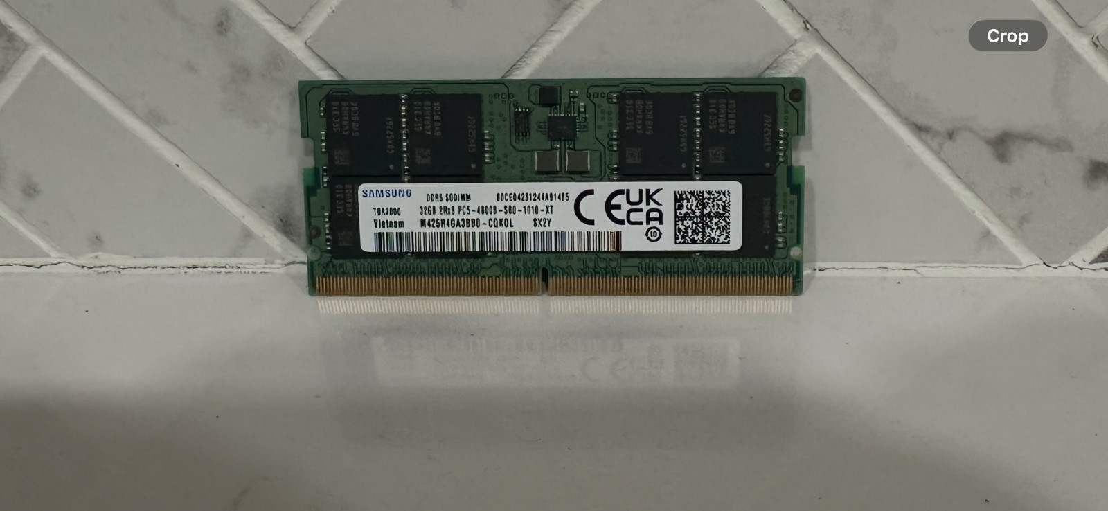 Samsung 32GB DDR5 SO-DIMM PC5-4800B 262-Pin Non-ECC RAM M425R4GA3BB0