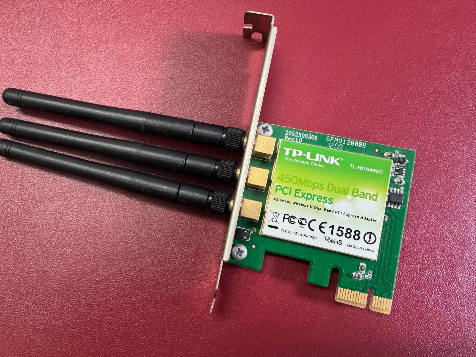 TP-Link TL-WDN4800 480Mbps Dual Band Wireless PCI Express Adapter with Antenna