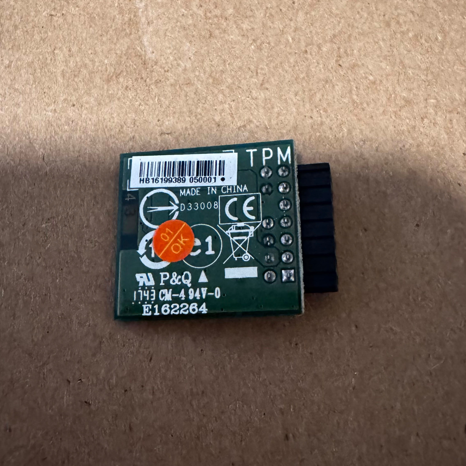 MSI MS-4136 TPM 2.0 Module (14 Pin 14-1) Trusted Platform Module LPC