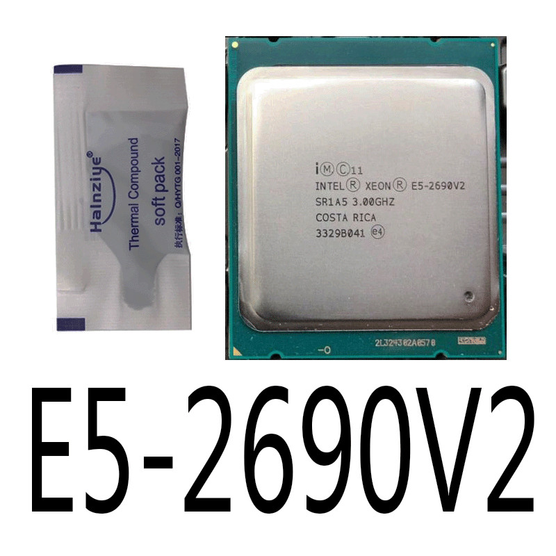 E5-2687W intel Xeon V2 E5-2690 E5-2690 V2 E5-2695 V2 CPU Processor Used