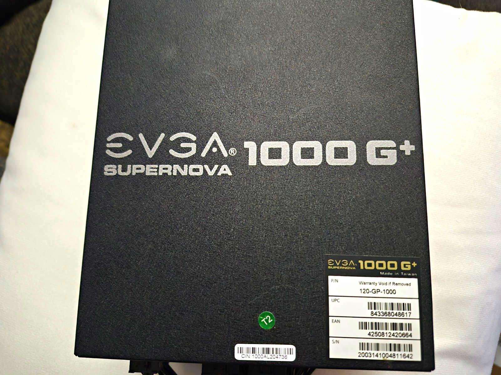 EVGA SuperNOVA 1000 G+ 1000W Modular ATX PSU Black 100-240V 120-GP-1000