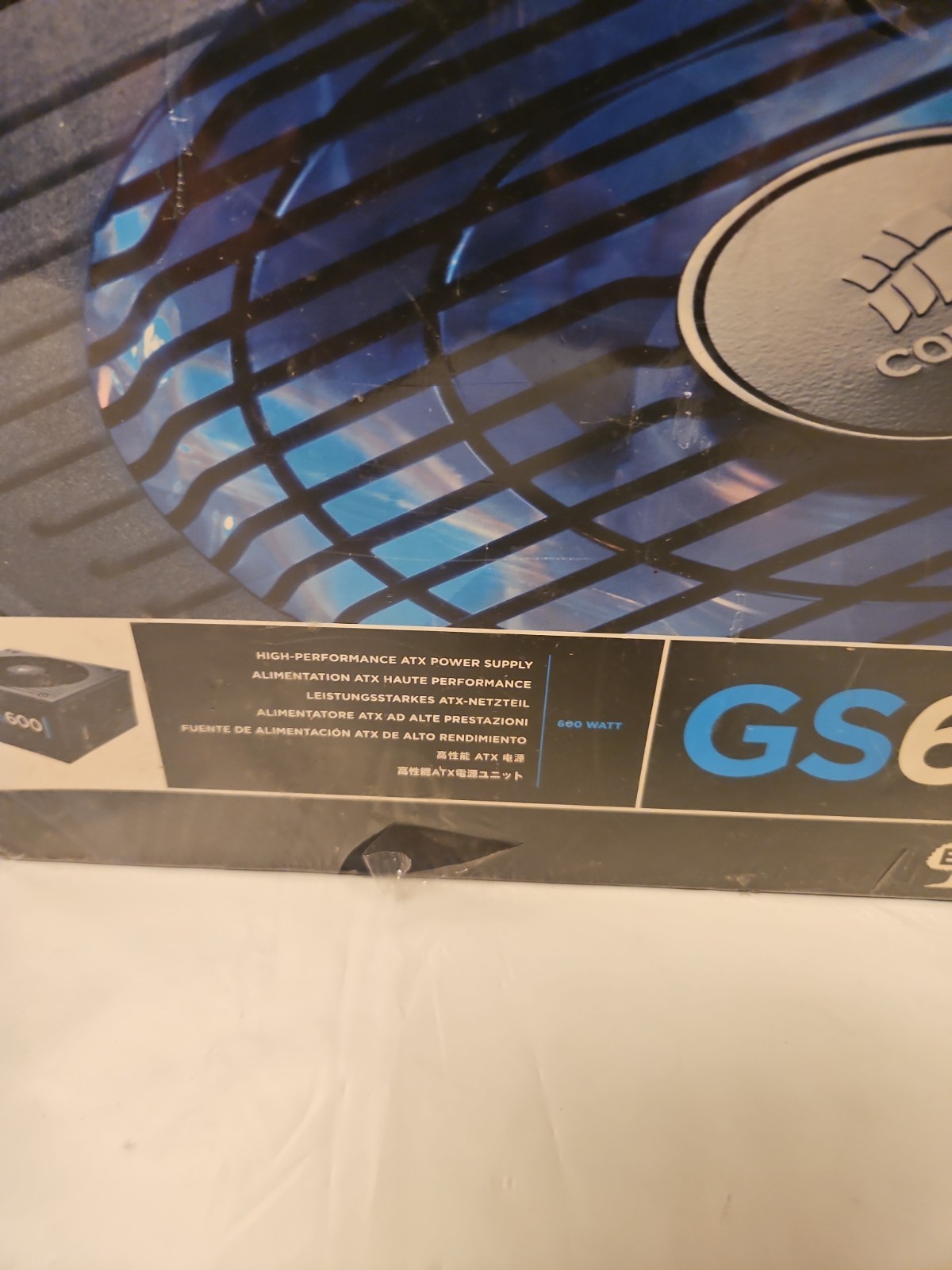 New Sealed Corsair Gaming Series™ GS600 — 80 PLUS® Certified Power Supply