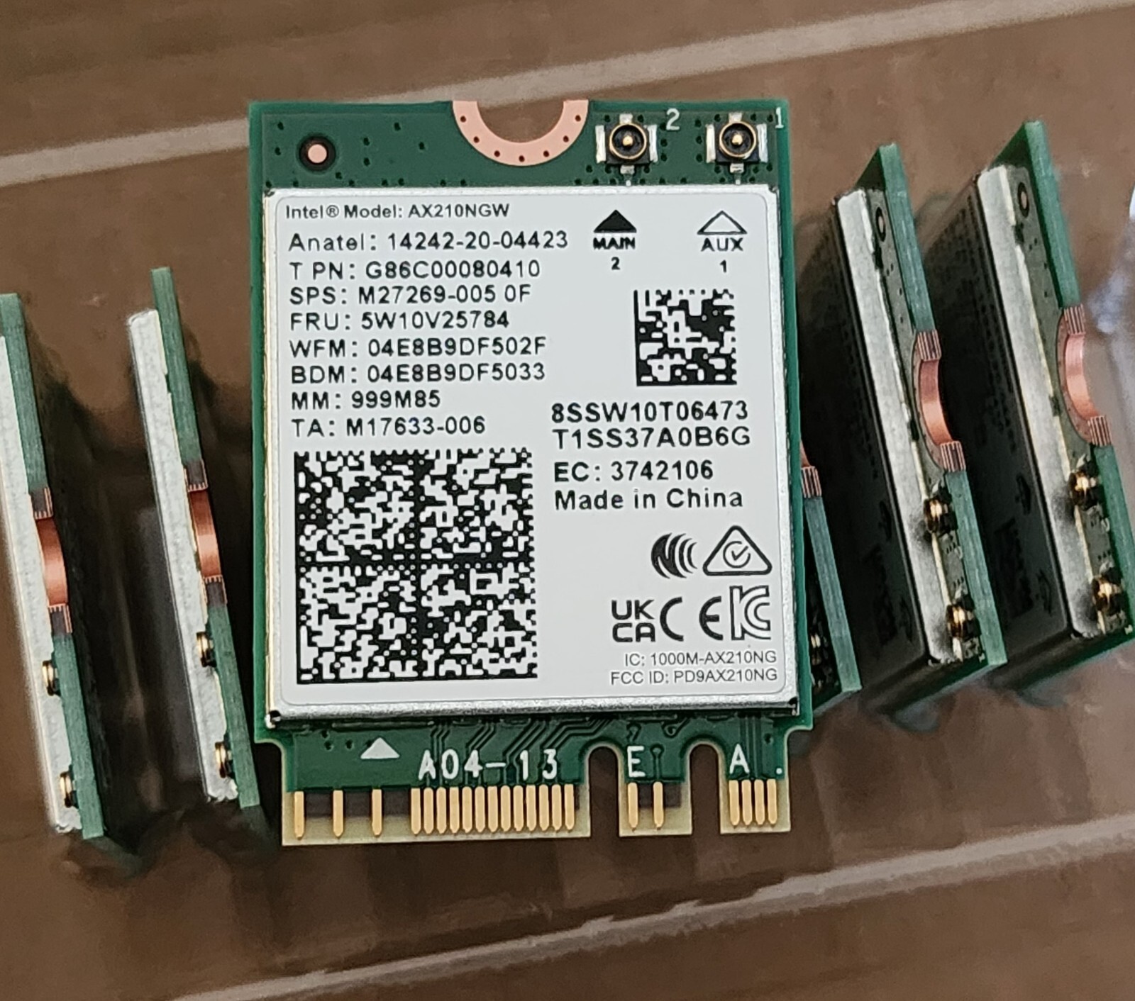 Intel WiFi 6 AX210 WiFi 6e card 802.11ax for Asus Q534U WiFi replace 7265NGW