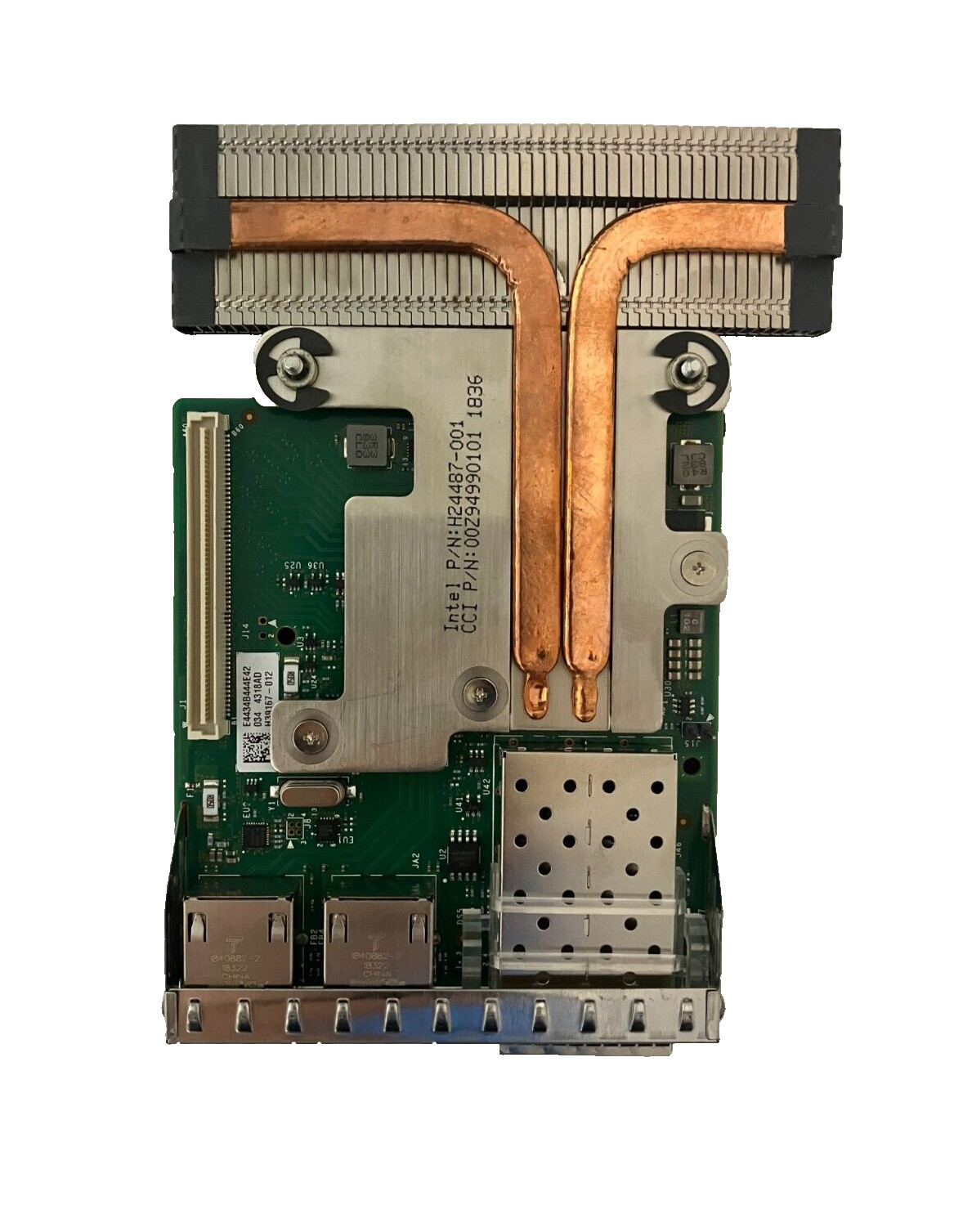 DELL INTEL X710 2x 10Gb/s SFP+ I350 2x 1Gb/s NETWORK DAUGHTER CARD 06VDPG