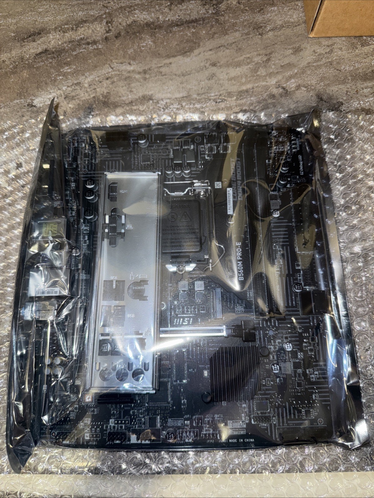 MSI B560M Pro-E LGA 1200 Intel B560 M-ATX Intel Motherboard Intel 10th 11th gen