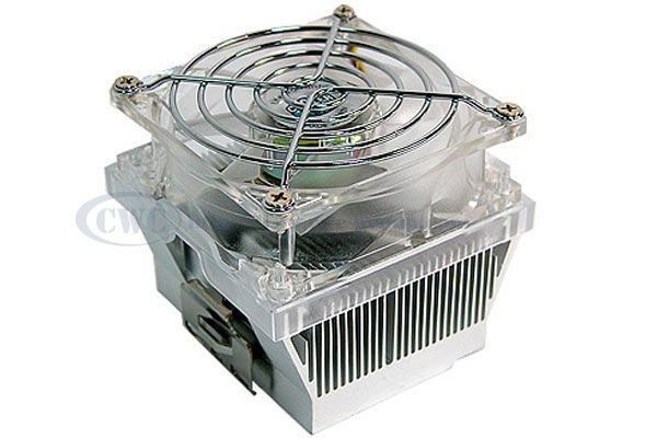 Cooler Master Socket-A 370 Copper Core Heatsink Silent Cooling Fan 3-Hole Mount