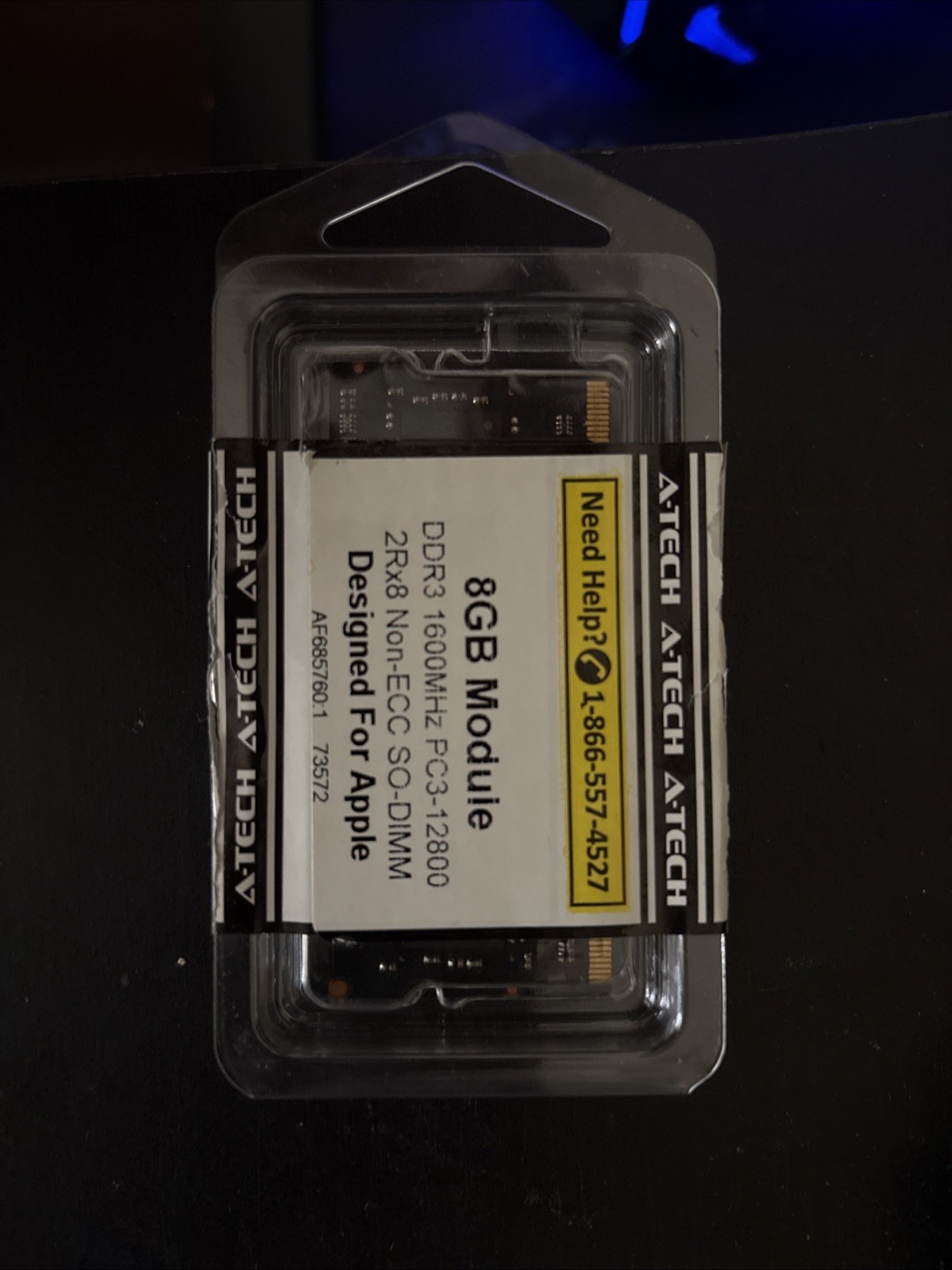 A-Tech 8GB PC3-12800 (DDR3-1600) Memory (EB3-SP00061)