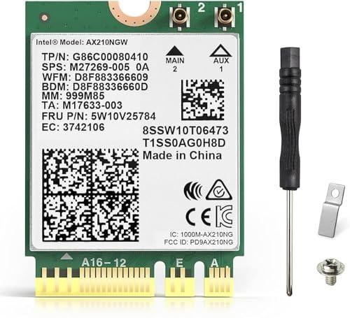 Intel AX210 WiFi 6E Laptop M.2 Card WiFi Bluetooth 5.3 Adapter NGFF Key-A Key-E