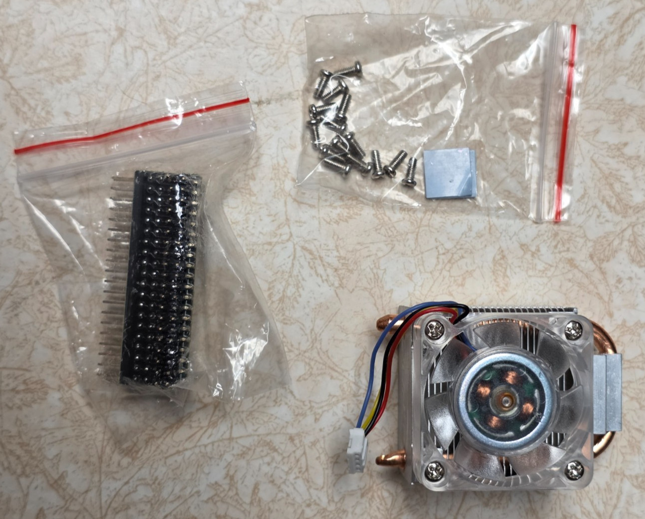 52Pi Mini Tower Kit for Raspberry Pi 4B, ABS Acrylic Case, OLED Display Fan Blue