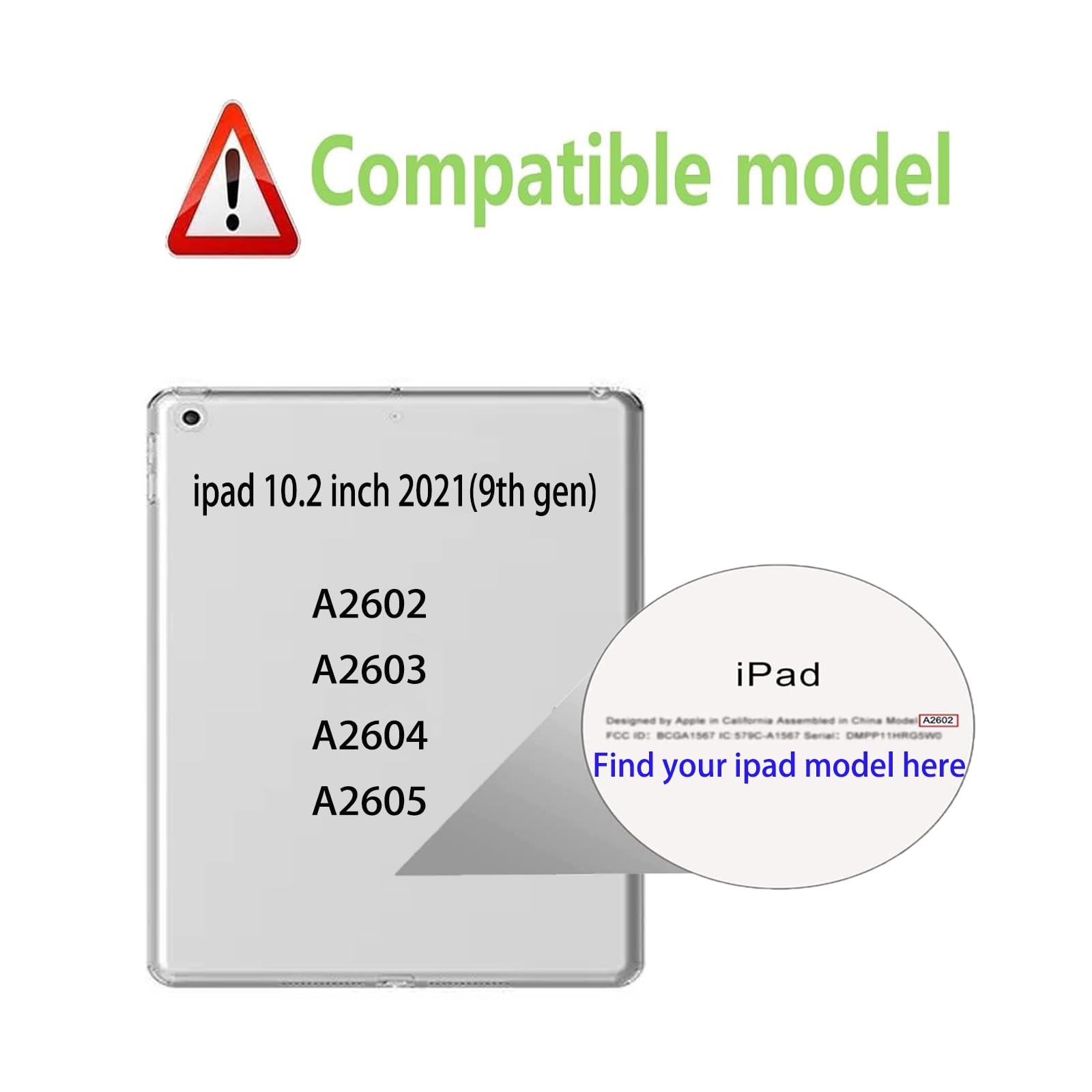Paisrulim for iPad 9 (9th Generation) Screen Replacement, ipad 9th(10.2 inch)