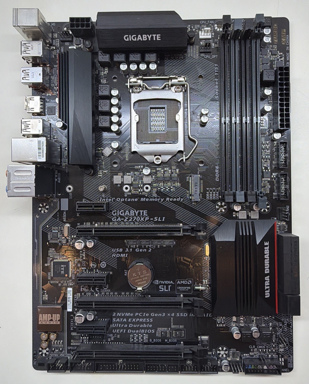 GIGABYTE GA-Z270XP-SLI ATX Motherboard Intel LGA1151 DDR4 w/IO Shield TESTED!