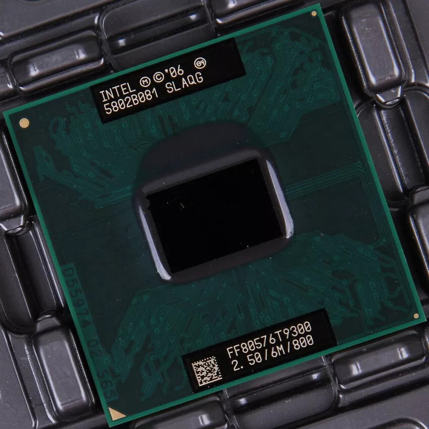 Intel Core 2 Duo Mobile T9300 SLAQG SLAYY 2.5 GHZ 6MB 800MHZ CPU Processor