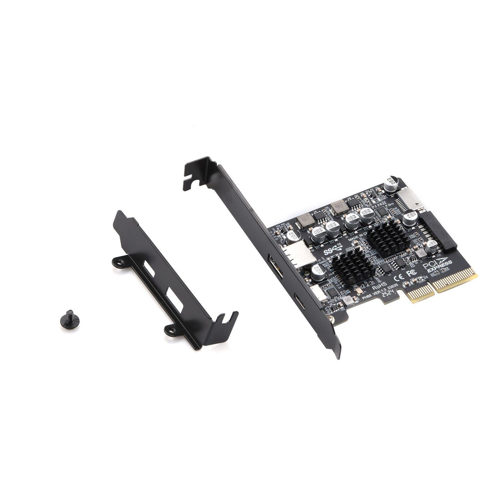 PCI-E X4/X8/X16 USB 3.2 Gen2 Expansion Card For USB1.1 2.0 3.0 3.1 3.2 Brand New