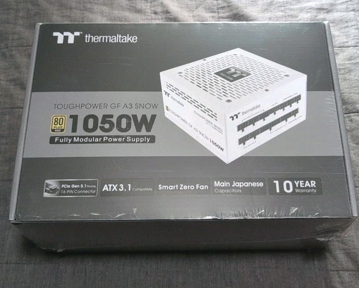 Thermaltake 1050W Toughpower GF A3 Snow Edition 80+ Gold Full Modular SLI/Crossf