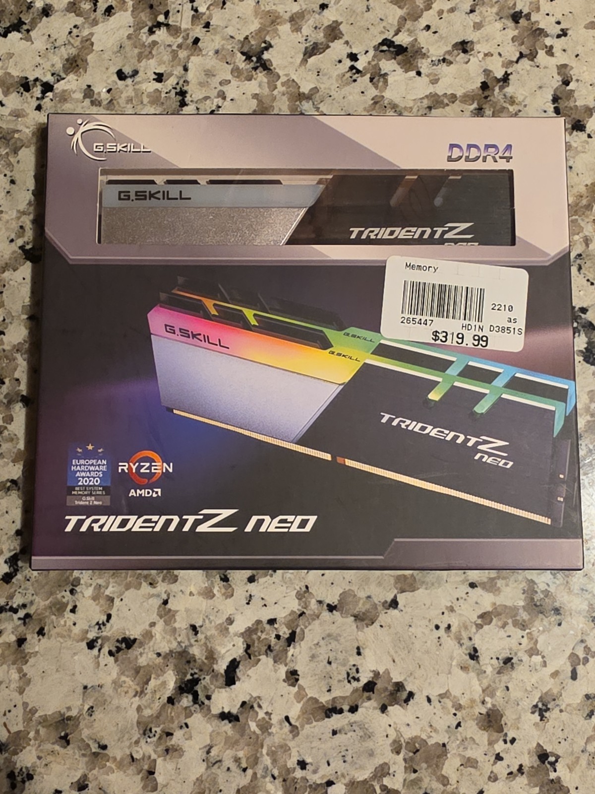 G.SKILL Trident Z Neo 32GB (2 x 16GB) 288-Pin RGB DDR4 SDRAM Desktop Memory for