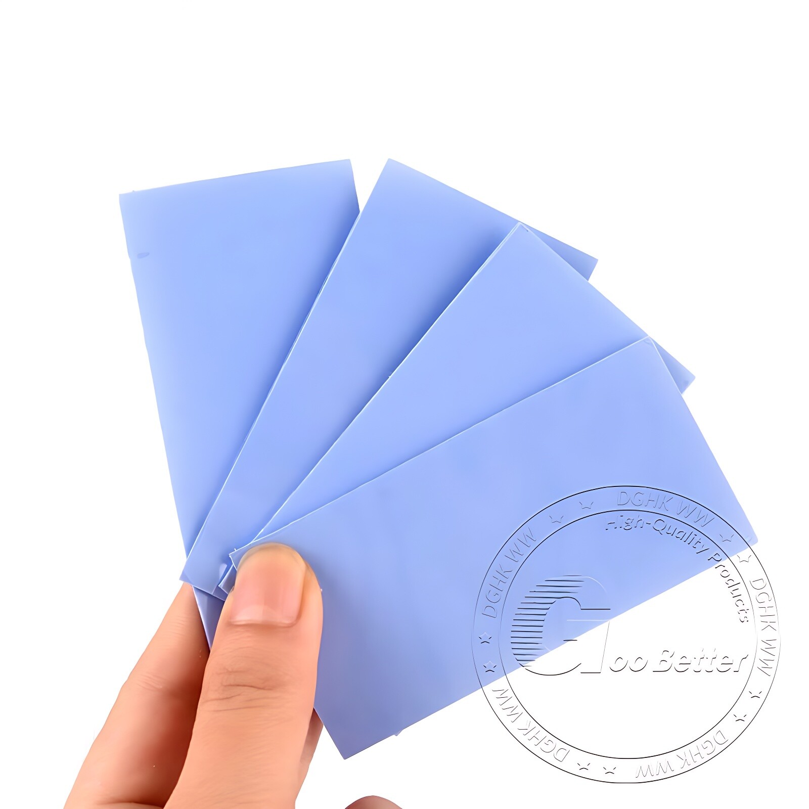 Thermal Conductive Blue Silicone Pad 0.5mm 1mm 1.5mm 2mm 2.5mm 3mm Thickness