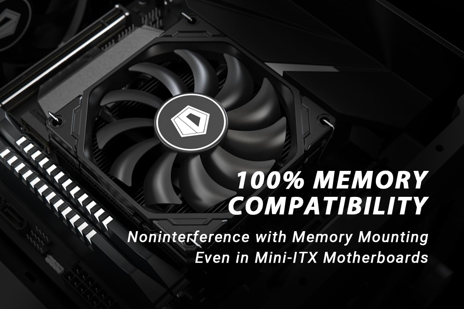 45mm Height Low Profile CPU Cooler – Slim Fan, Intel/AMD`