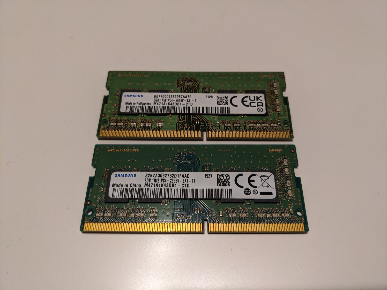 Laptop DDR4 SDRAM 8GB, 4GB PC4-3200AA, PC4-2666V, PC4-2400T – Tested
