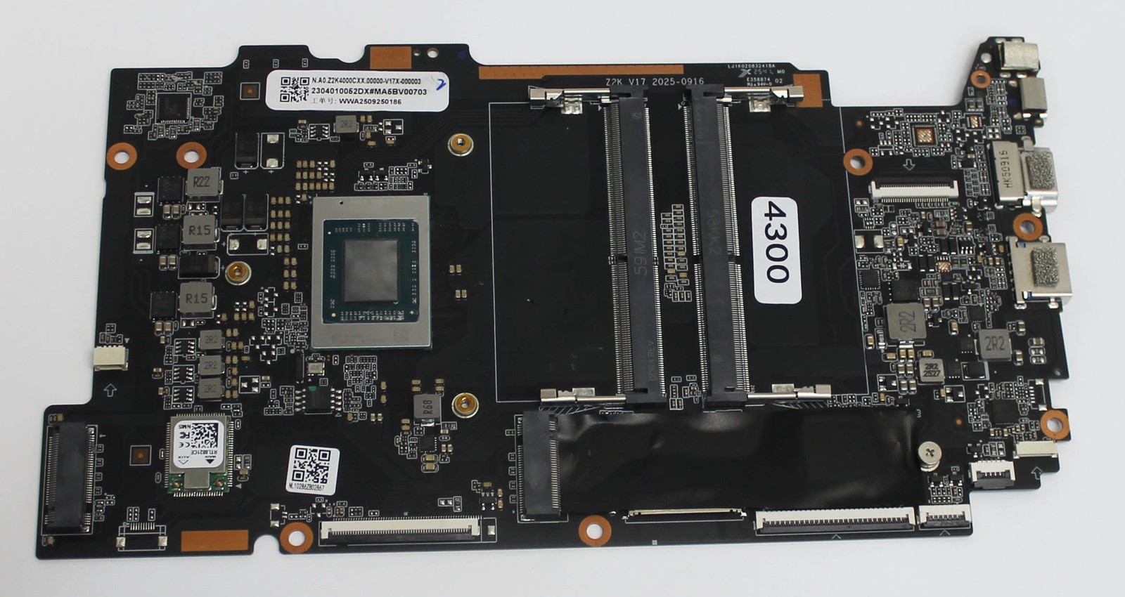 LJ1K0Z0832418A ACEMAGIC MOTHERBOARD RYZEN 3-4300U 2.7GHZ LX15PRO “GRADE A”