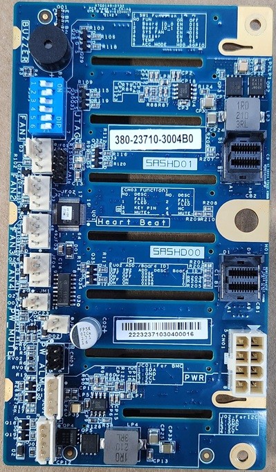 Chenbro 380-23710-3004B0 Mini SAS HD 12G 8-Port Server Backplane Board | Open