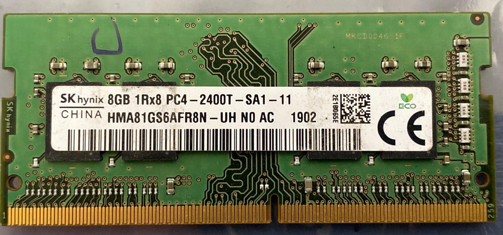 SK Hynix 8GB DDR4 2400MHz SODIMM Laptop RAM HMA81GS6MFR8N-UH PC4-19200 1.2V