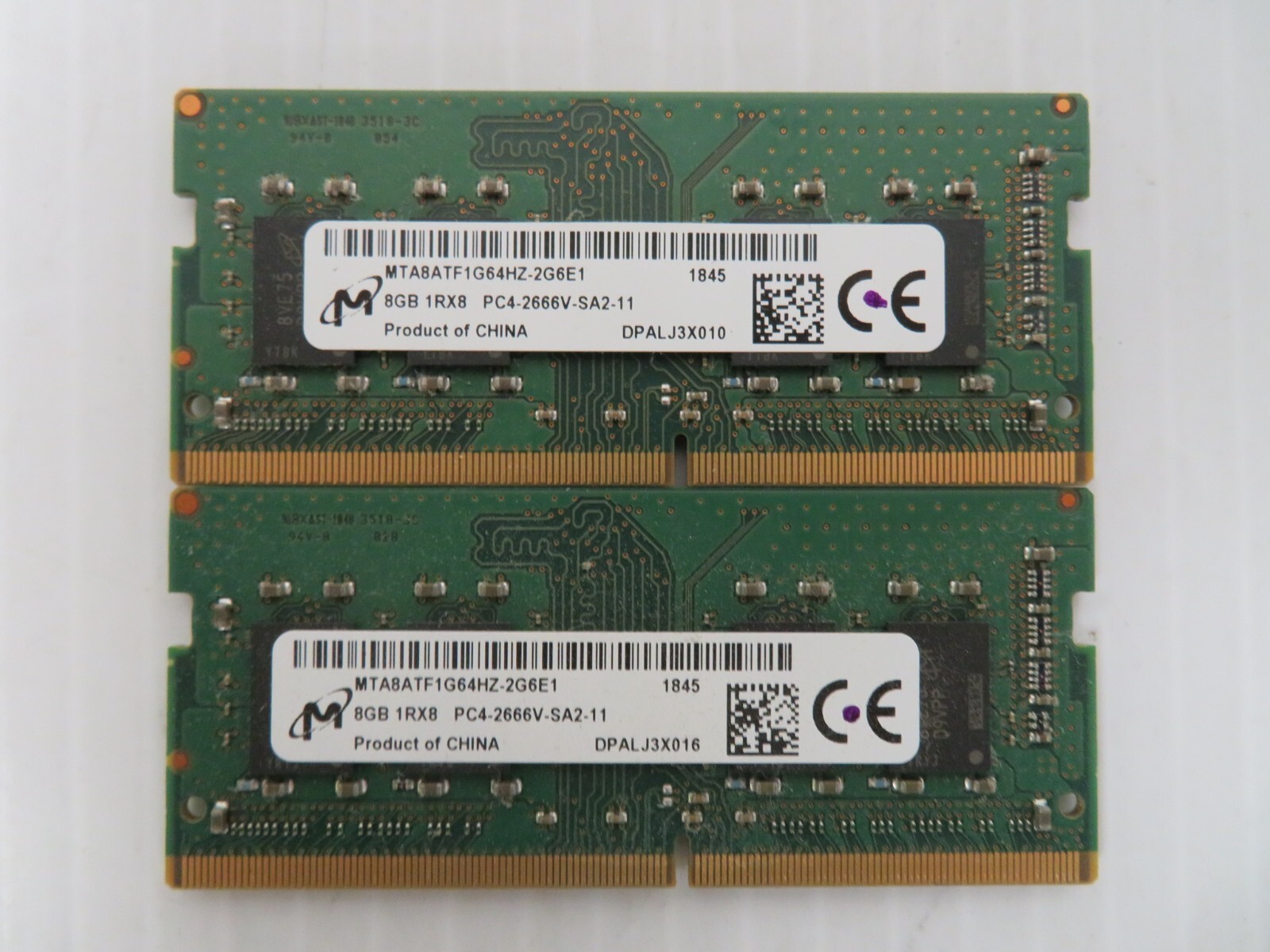 Micron 16GB (2x8GB) PC4-2666V-SA2-11 DDR4 SODIMM RAM Kit MTA8ATF1G64HZ-2G6E1