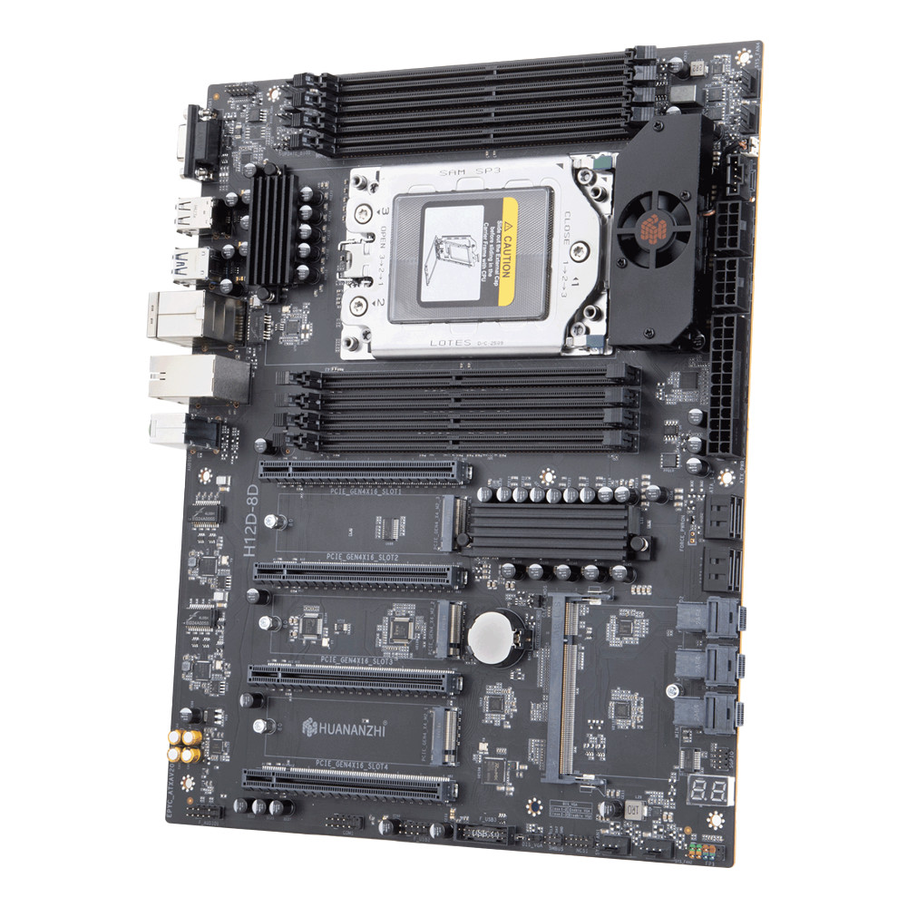 AMD EPYC 7532 32C64T SP3 + H12D-8D AMD EPYC 7002/7003 8-channel BMC DDR4 IPMI2.0
