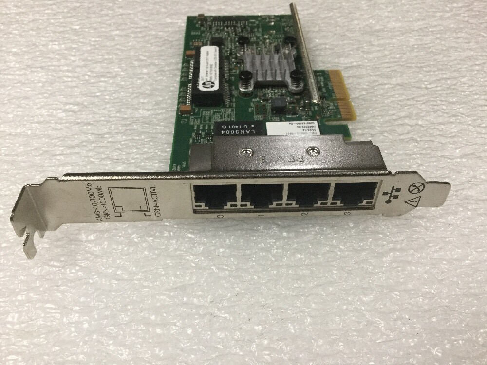 HP 647594-B21 Ethernet 1Gb 4-Port 331T Adapter Card 649871-001 647592-001