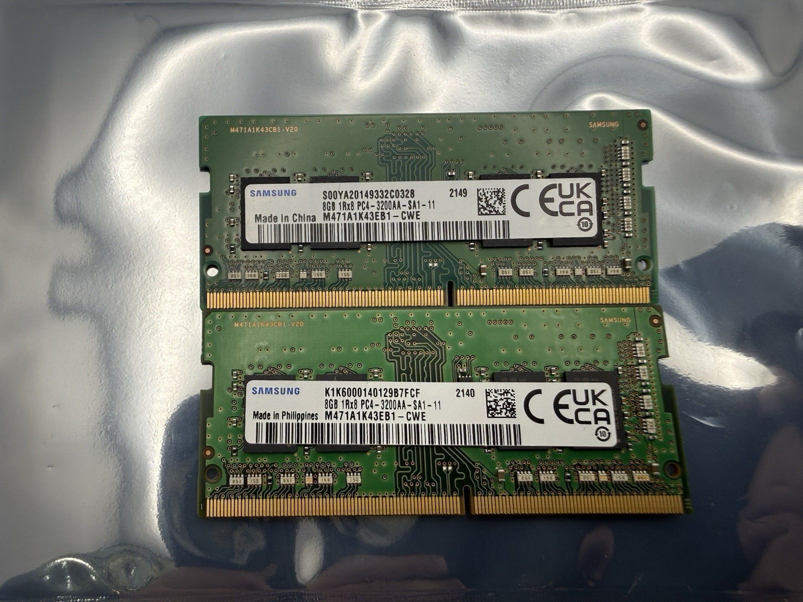 Samsung 16GB Kit (2x8GB) DDR4-3200 PC4-3200AA Laptop SODIMM RAM