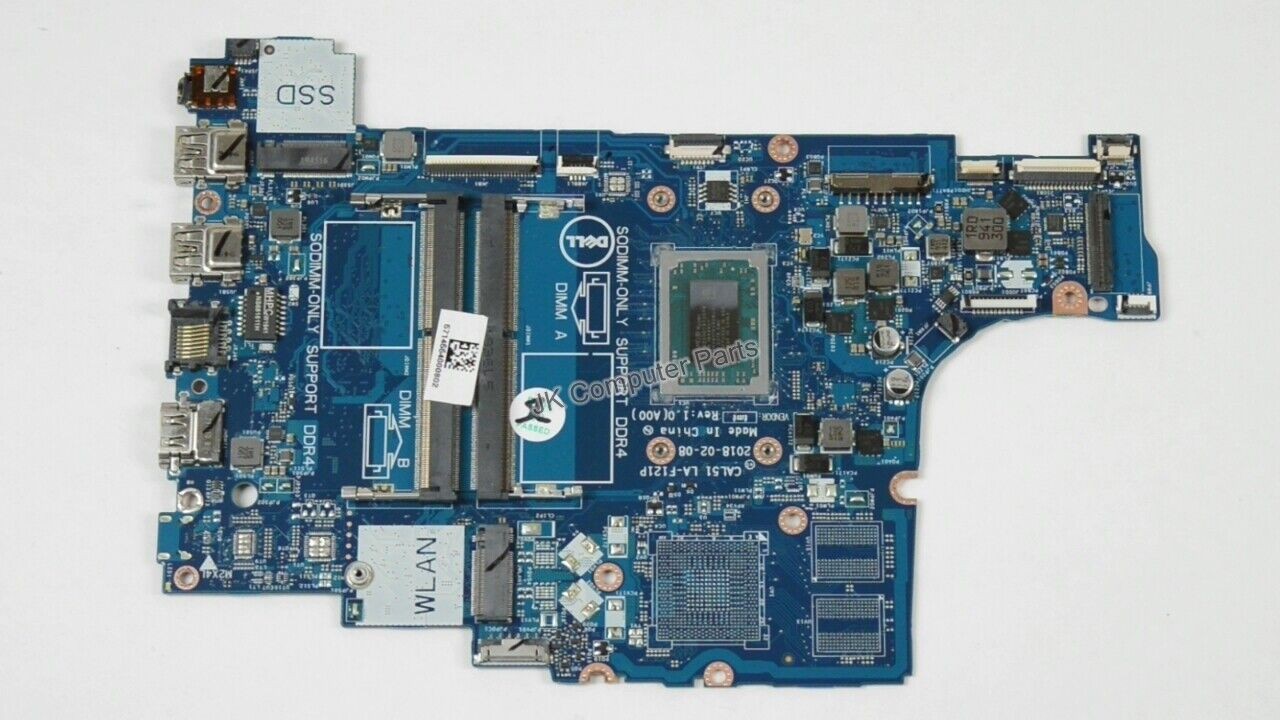 Dell Inspiron 3585 Motherboard Ryzen 3 2200U 2.5GHz Radeon Graphics