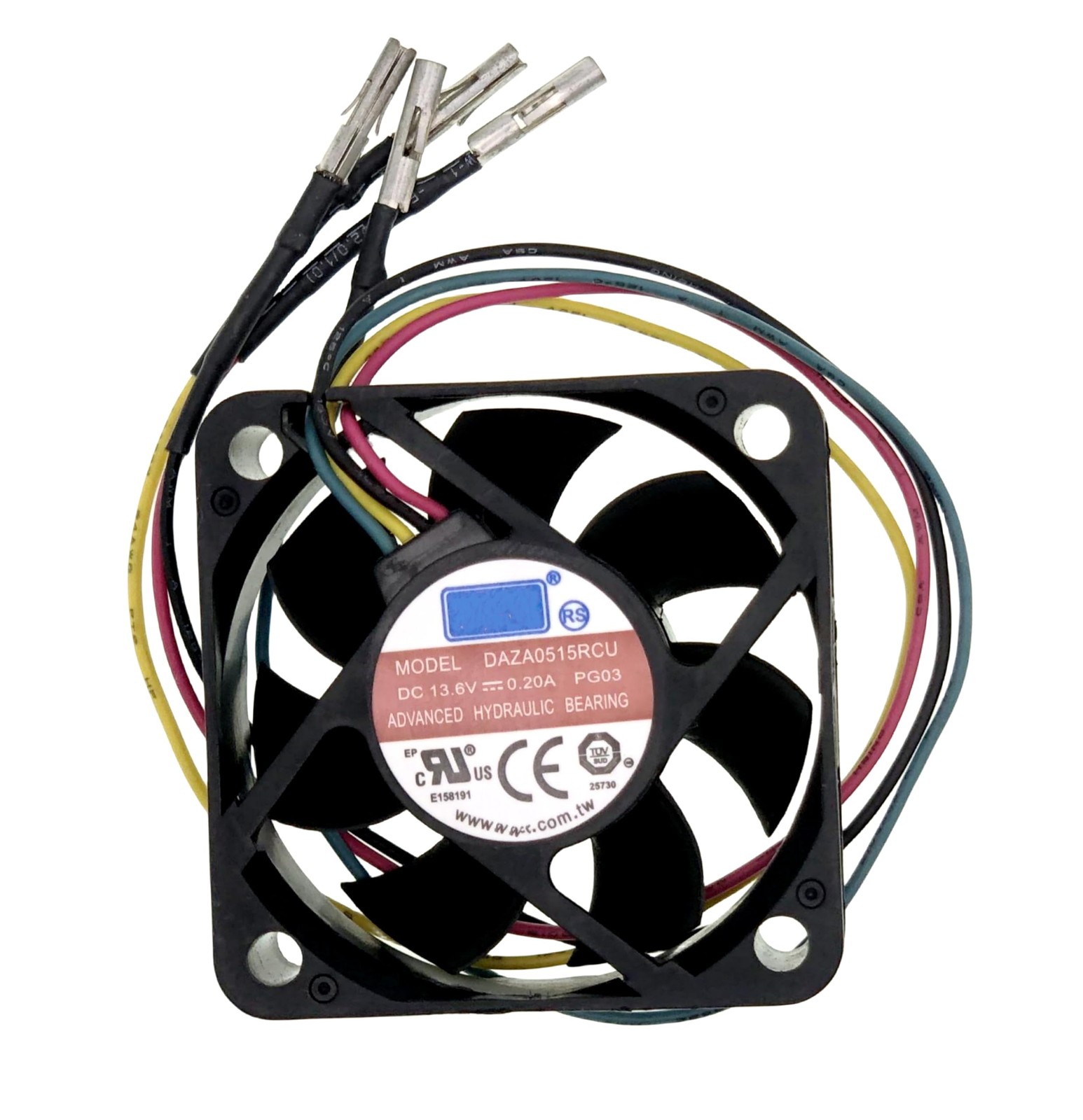 for AVC DAZA0515RCU DC13.6V 0.20A 5015 50x50x15MM 2400 RPM 4-Wire Waterproof …